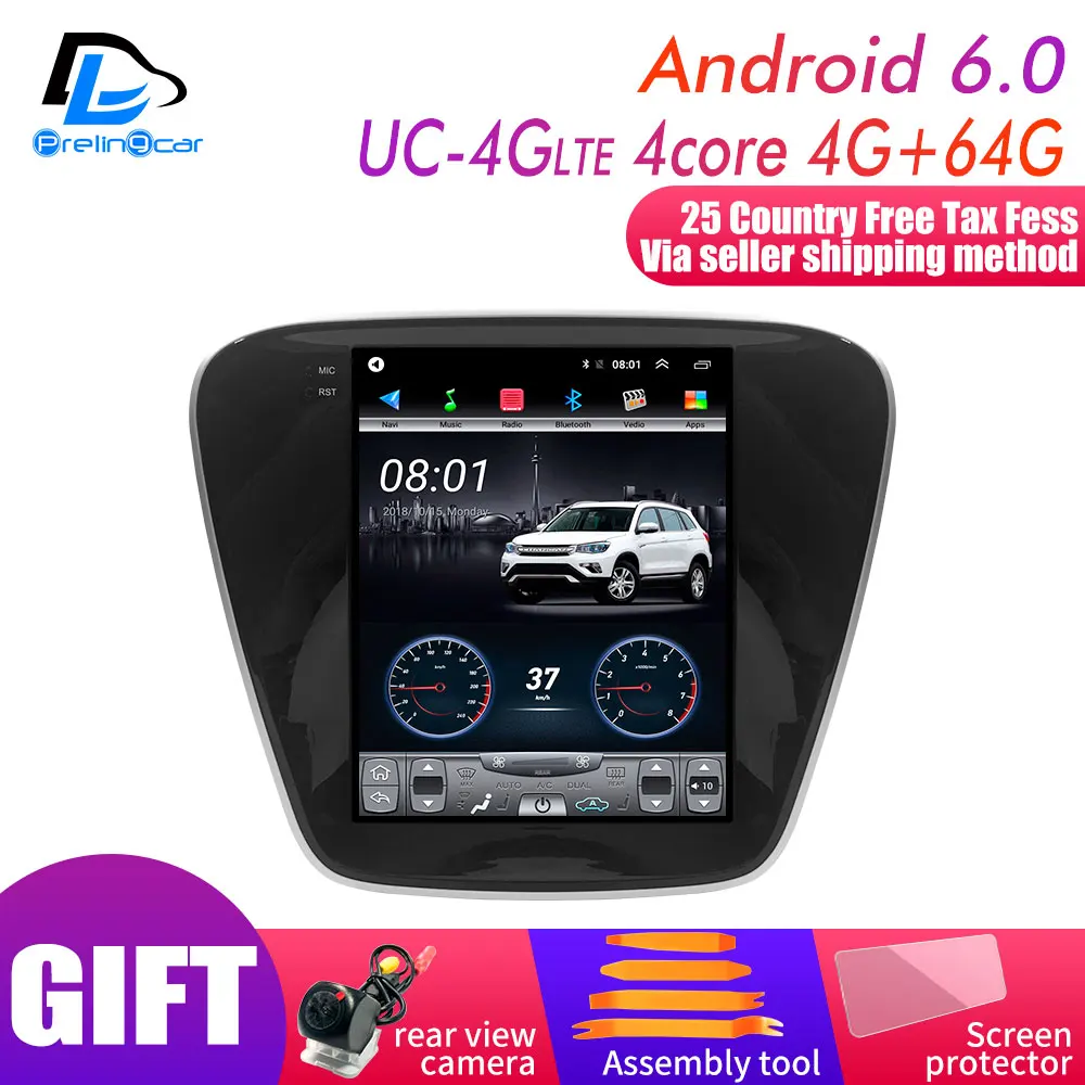 UC-4G DSP 4G64G 64G rom вертикальный экран android gps Мультимедиа Видео Радио плеер в тире для Chevrolet Kewozi траверс лет автомобиля navigaton - Цвет: UC-4G DSP 4G64G