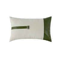 inyahome pu leather cushion cover decorative for sofa throw pillows cushion covers home decor pillowcase 45x4530x50cm pillow