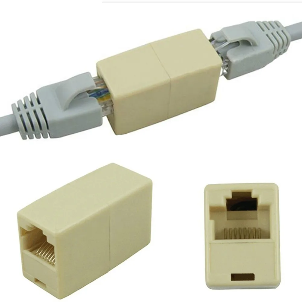 Сетевой Ethernet-Кабель с двойной прямой головкой 10 шт. Столярный соединитель RJ45 CAT 5 5E