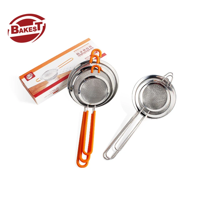 

Ручное сито для порошка, ручное сито для соевого молока, фильтр из нержавеющей стали 304, 2 шт. Bakest