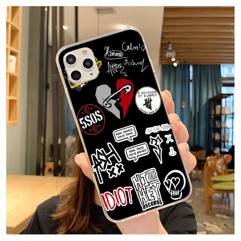 5Sos band youngкровь 5 секунд лета ТПУ чехол для телефона iPhone 12 11 Pro Max X XR XS 8 7 Plus Mini Fundas