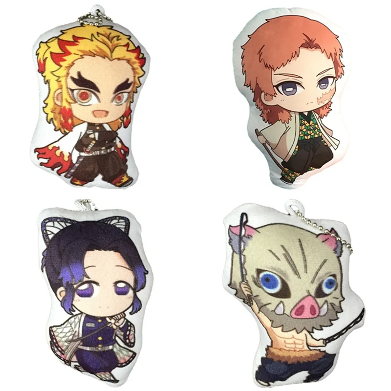 Lovley аниме Demon Slayer Kimetsu no Yaiba плюшевые подвески для сумок|Брелоки| |