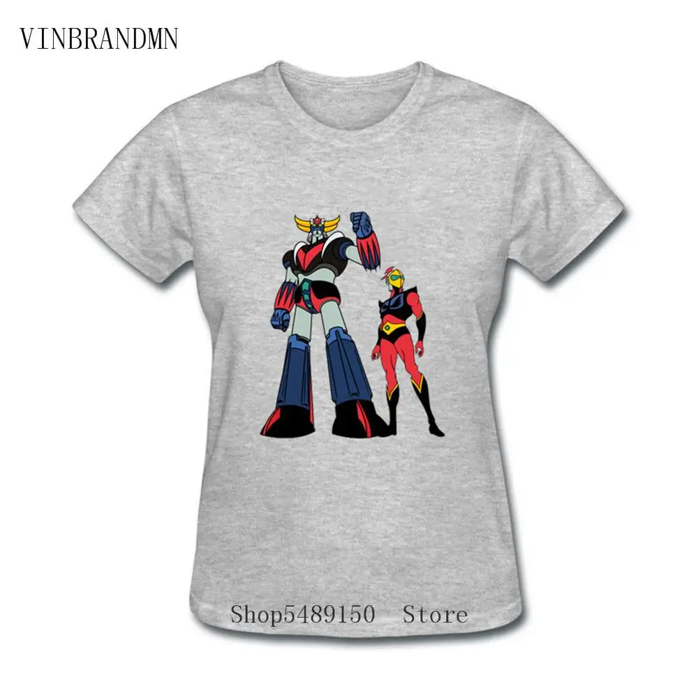 Хипстерская уличная одежда модная футболка Mazinger Z grenaver Goldorak Новая женская