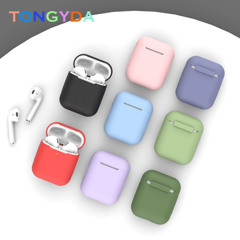 1 шт ТПУ силиконовый Bluetooth беспроводной чехол для наушников Air Pods защитный