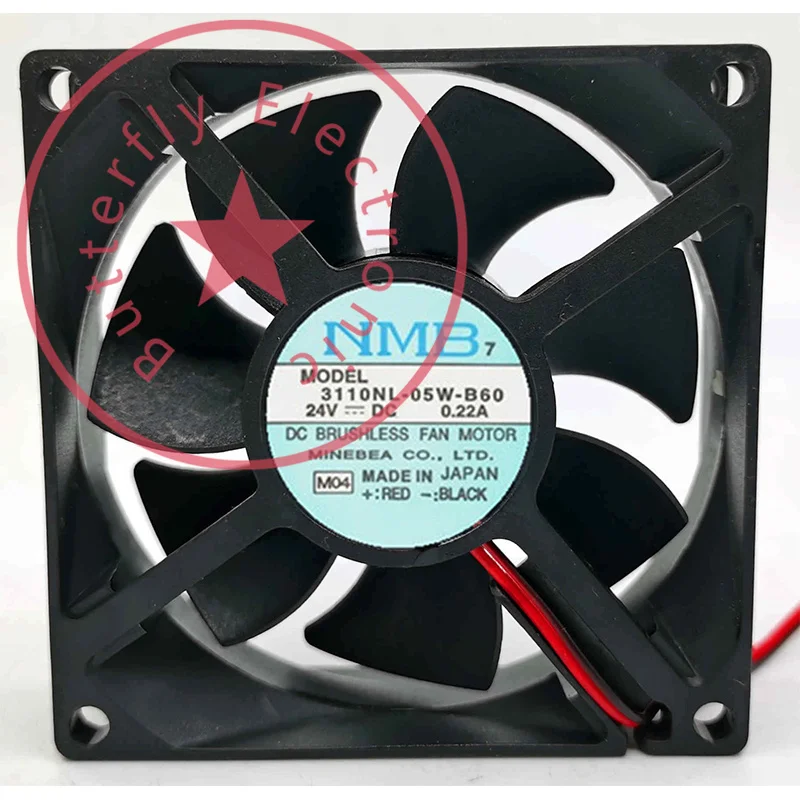 

Новый 3110NL-05W-B60 24 В 0.22A оригинальный кулер охлаждения 80*80*25 мм 8 см 8025