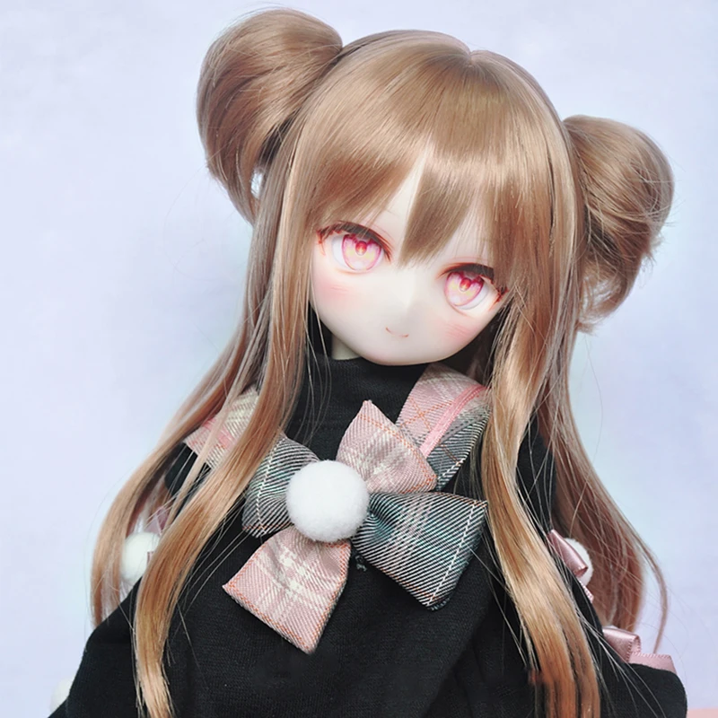 1/3 1/4 BJD MD кукольный парик милый мультяшный четырехугольный элемент аниме двойной