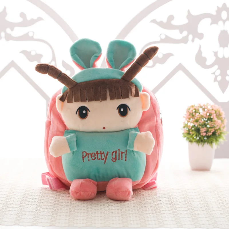 Плюшевые рюкзаки для девочек милые школьные ранцы Размером 25 см детей детские