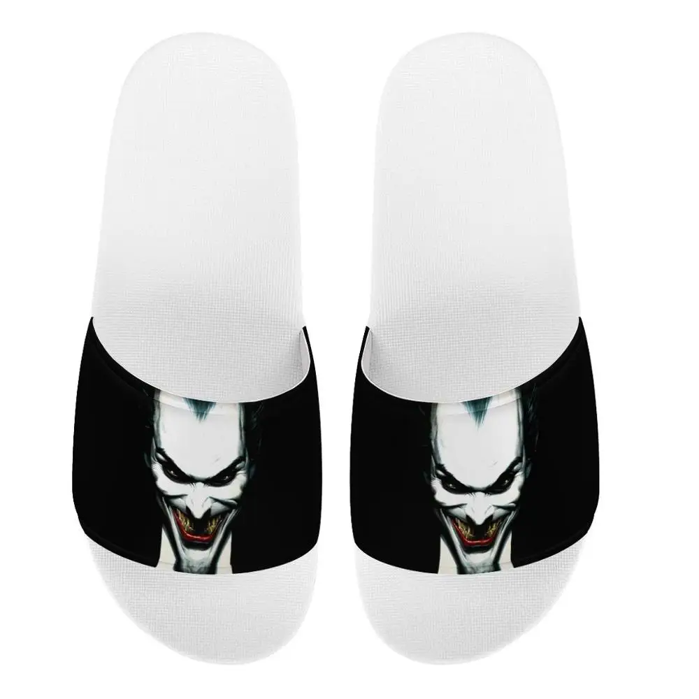 2020 новые модные мужские шлепанцы на платформе с клоуном Модные пляжные Домашние
