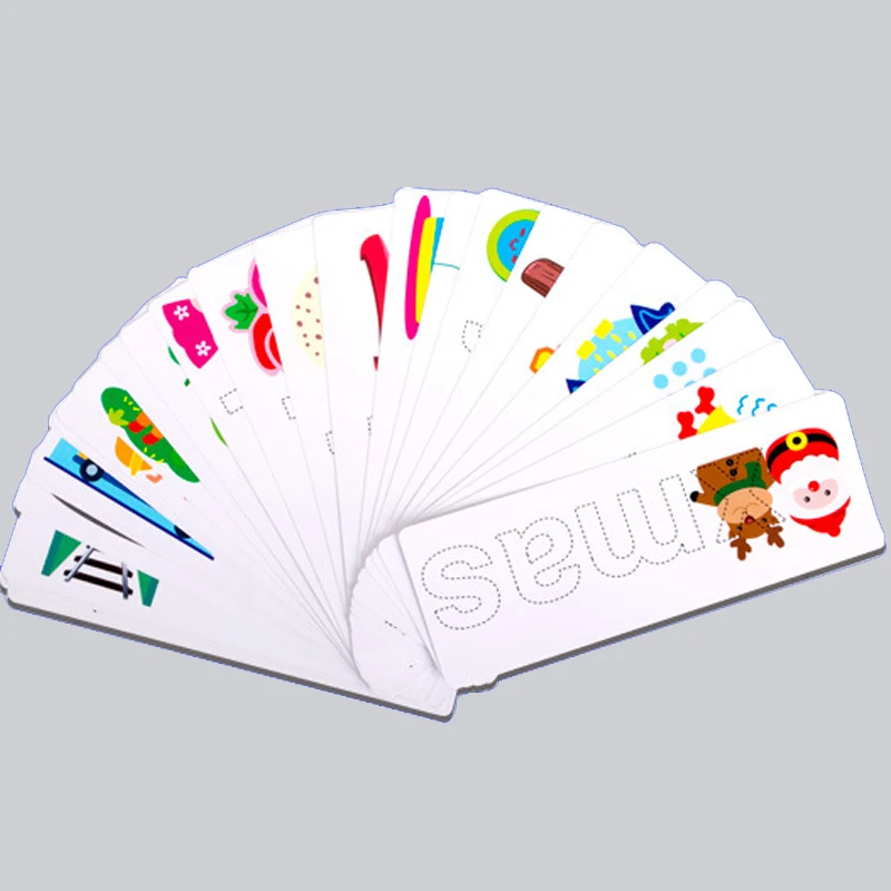 

Wooden Alphabet Puzzle Game Montessori Toys Early Educational Letter Spell Word Game Double-Sided Jigsaw Card Preschool Kids Toy