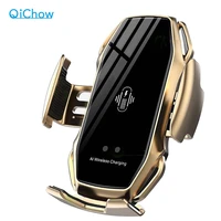 a5 10w wireless car charger automatic clamping fast charging phone holder mount car for iphone 11 huawei samsung smart phones