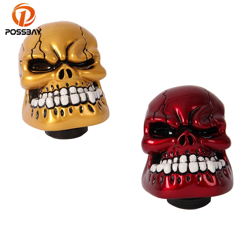 Автомобильные аксессуары POSSBAY красная Золотая Ручка рычага переключения передач