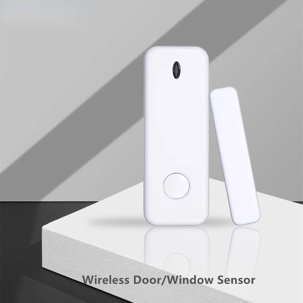 

Датчик сигнализации для окон и дверей, 433 МГц, беспроводной магнитный датчик, аксессуары для домашних систем сигнализации