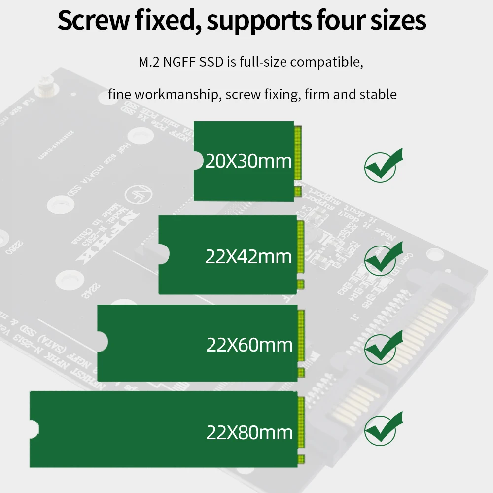 Плата переходника M.2 Msata-Sata M2 NGFF Mini PCIE SSD B Key Настольная розетка 2 5 дюйма плата