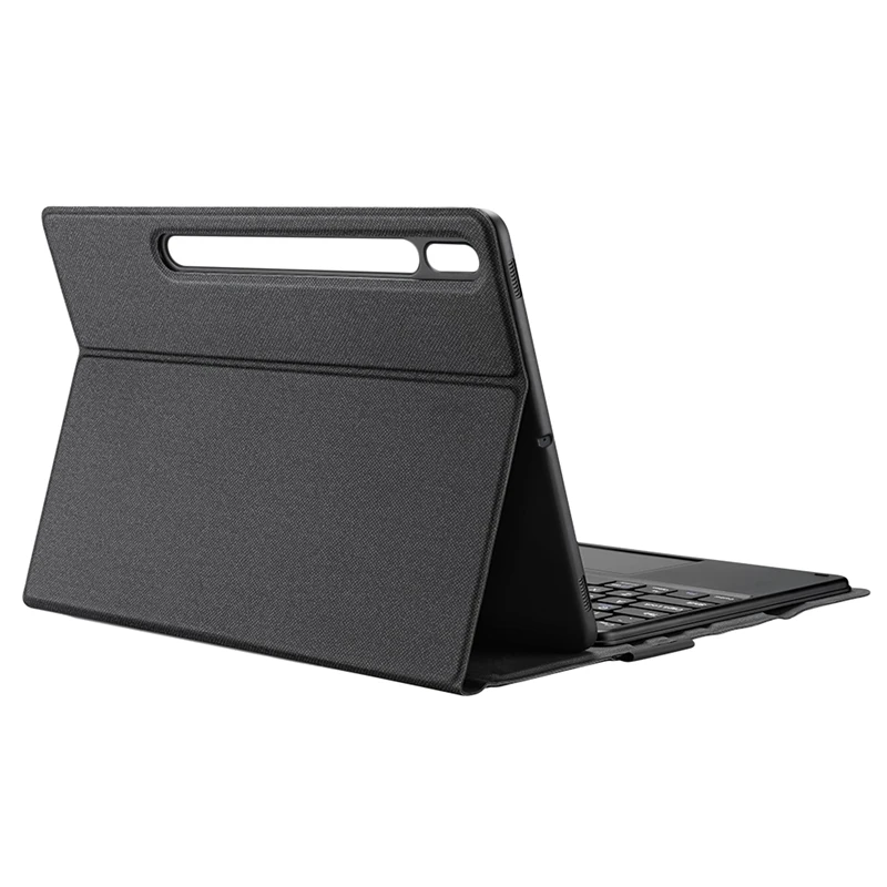 PU Case+Keyboard for Samsung Tab S7FE T730/T736/ S7 Plus T970/T975 12.4 Inch Tablet Case BT5.0 Keyboard with Touchpad | Компьютеры и