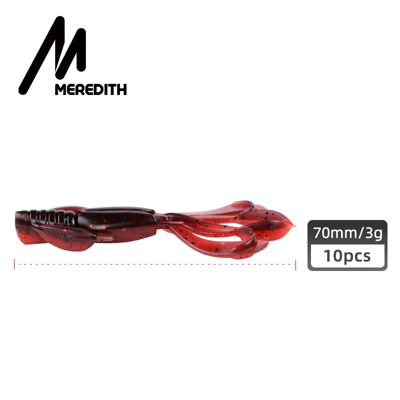 Рыболовные приманки MEREDITH 70 мм/3 г 10 шт./лот|soft lure fish|lure fishingfishing |
