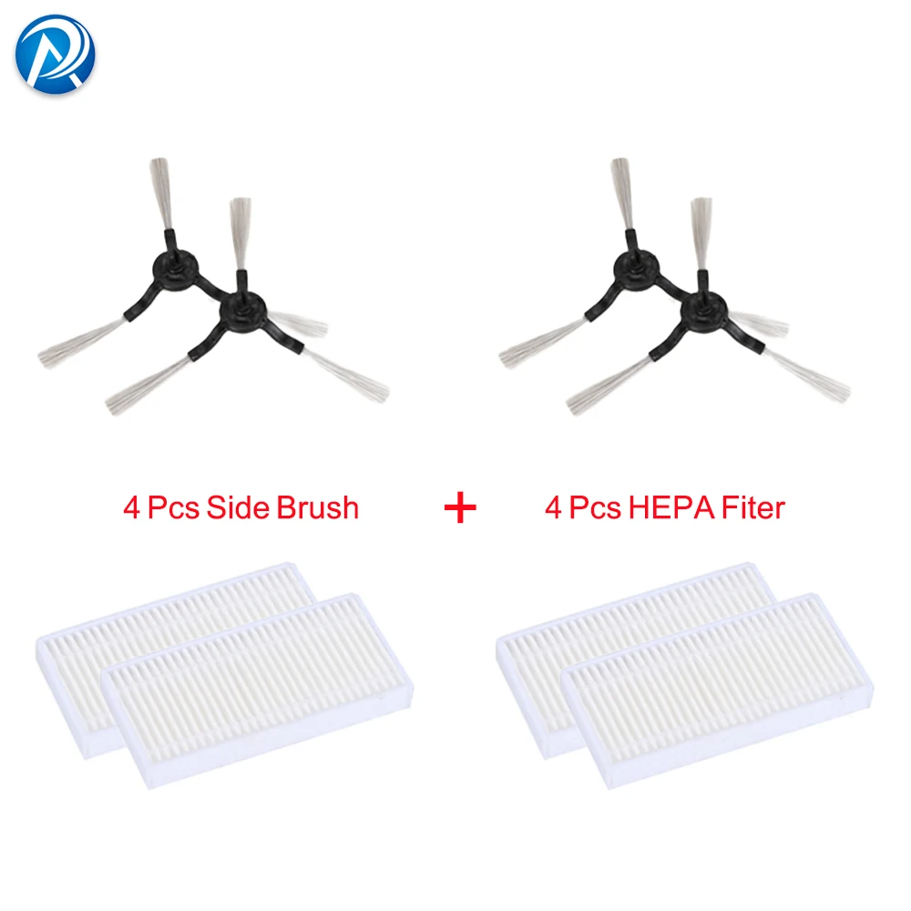 

Аксессуары для робота-пылесоса Purerobo F8, оригинальные боковые щетки и HEPA-фильтры