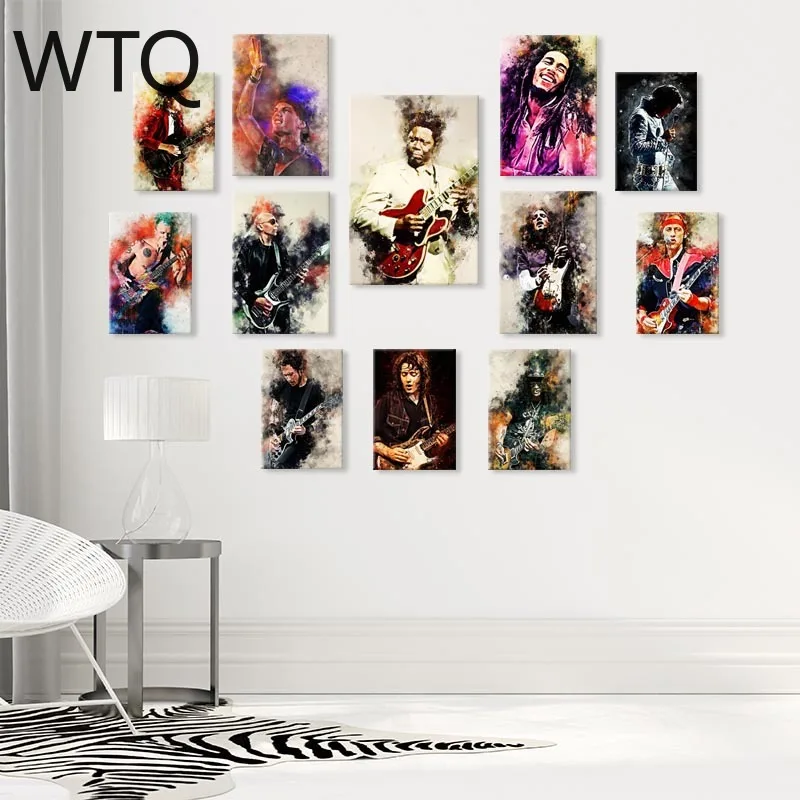 Картина на холсте Боб Марли ББ изображение короля постеры и печатная настенная