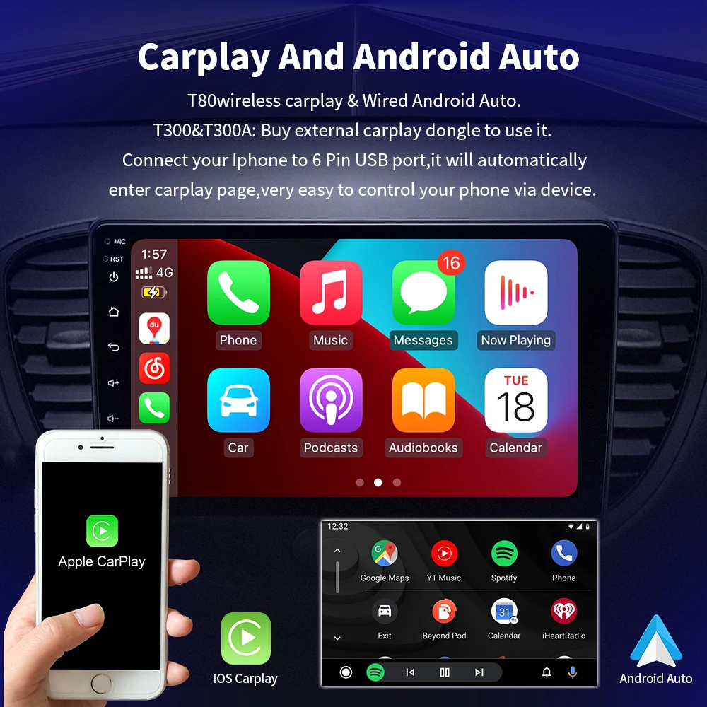 EKIY T900A автомобильный радиоприемник на Android для Citroen C5 2 2008 - 2017 мультимедийных