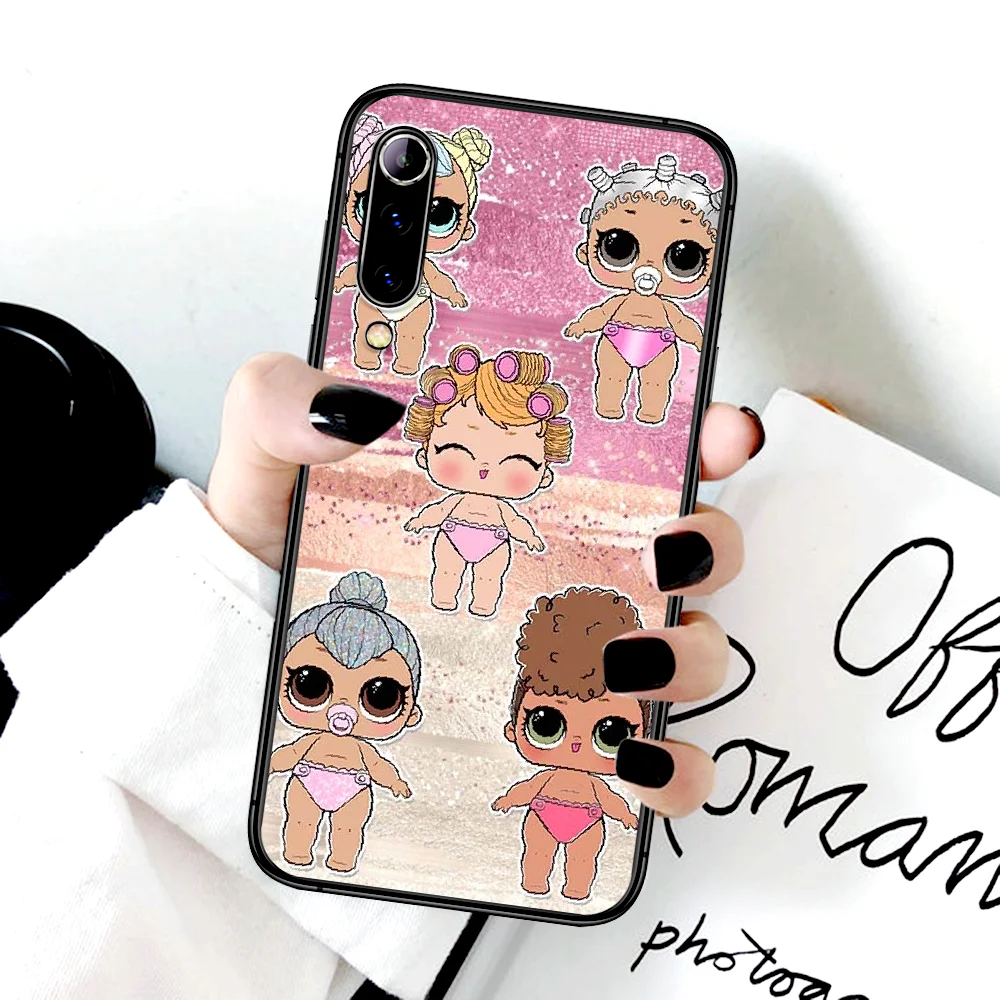 

Cartoon LOL Cute Doll Phone Case For Xiaomi Mi Note 10 A3 9 MAX 3 A2 8 9 Lite Pro Ultra black Shell Painting Bumper 3D Etui Tpu