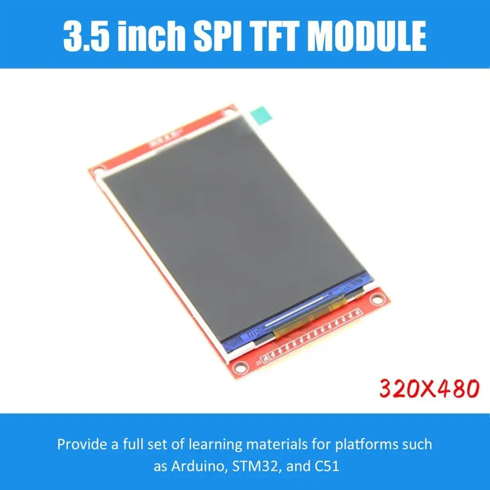 Перезаряжаемый последовательный ЖК модуль TFT 320*240 3 5 дюйма SPI экран дисплея