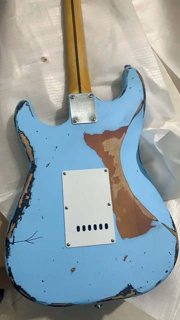 Новый ручной остается электрогитара Tel Masterbuilt Джон крестов и Майер. gitaar реликвий