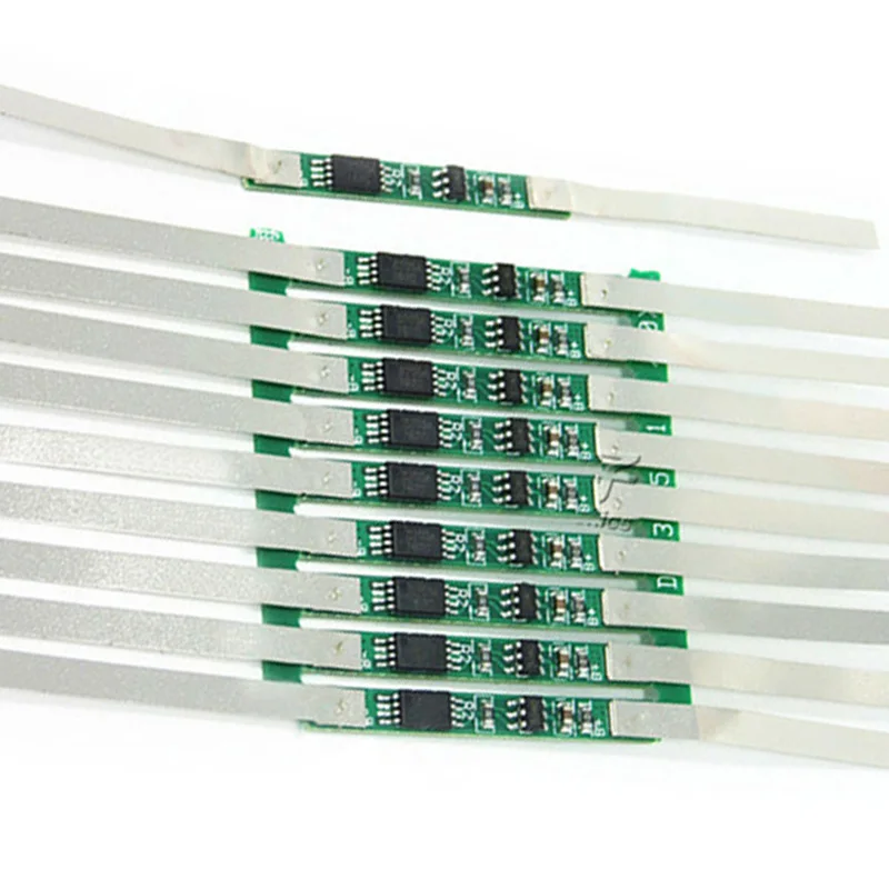 

NEW 10/20/50/100pcs 3A BMS Protection Board For 1S 3.7V Li-Ion Lithium Battery IC Socket Electrical Appliances Testing Access