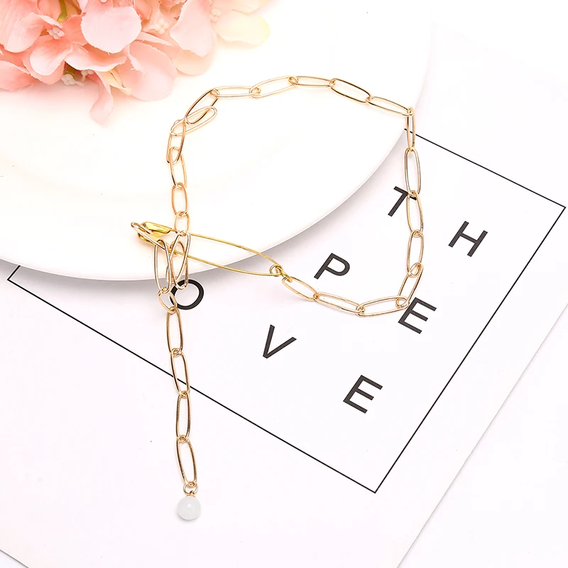 Преувеличение личности замок металлический кулон сплав простой хип-хоп Длинная