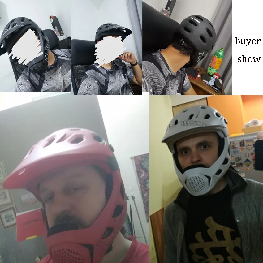 Шлем мотоциклетный полного покрытия для взрослых горный DH | Спорт и развлечения