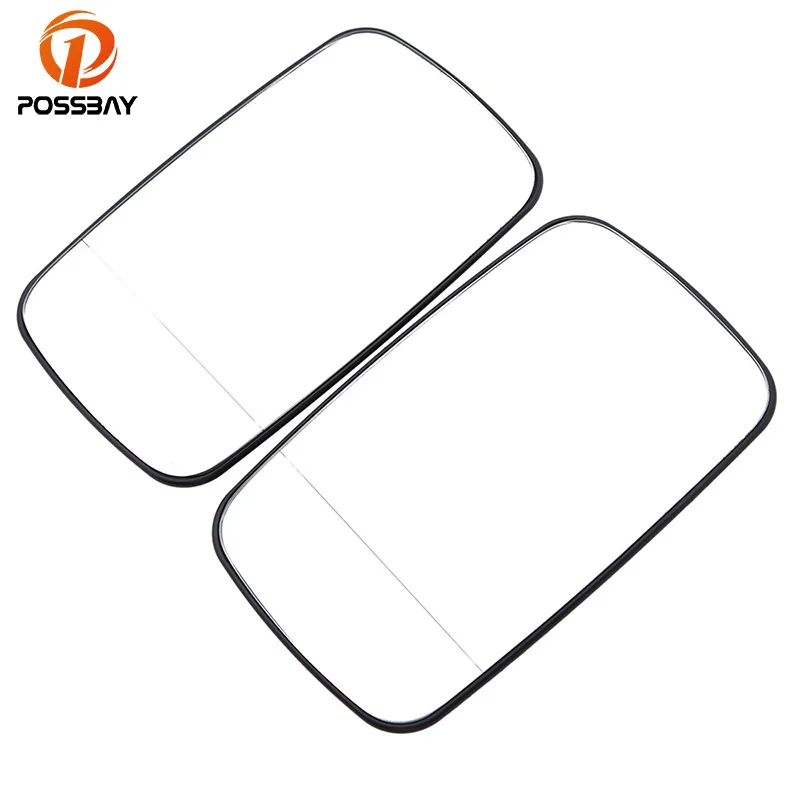 Автомобильное зеркало заднего вида POSSBAY с подогревом белое стекло для BMW E46 4 Door 1998