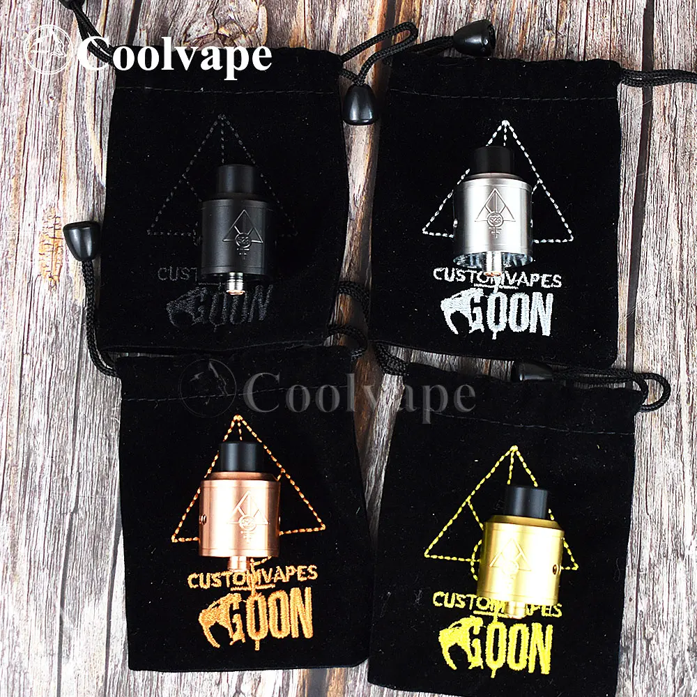 Coolvape 100% оригинал 528 пользовательский GOON RDA 24 мм позолоченный мост одна/две катушки
