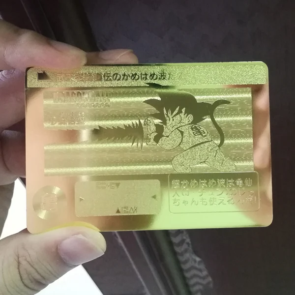 Dragon Ball супер ультра инстинкт Гоку джирен экшн-игрушка фигурки BANDAI Памятное издание игры флэш-карты коллекция карт - Цвет: XIAOGOKU