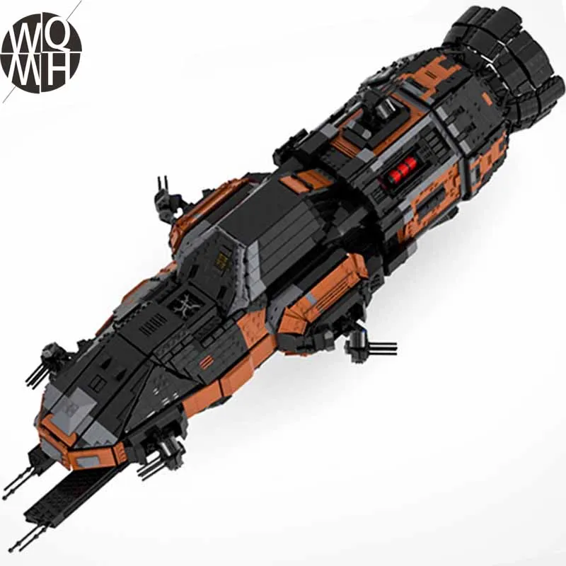 

Новая серия Star Wars кирпичи пространство ECF-270 MCRN Tachi росинанту-Корвет класса светильник фрегат строительные блоки игрушки подарки