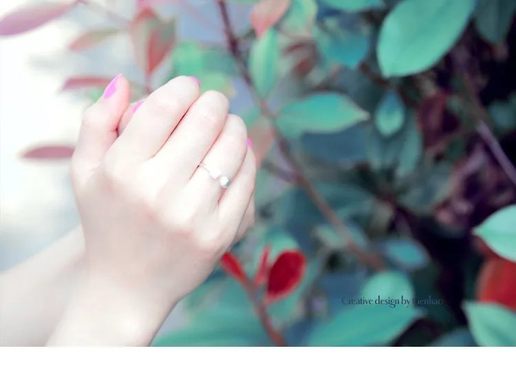 Женское Винтажное кольцо JIANERY серебристое в форме Куба Открытое на палец