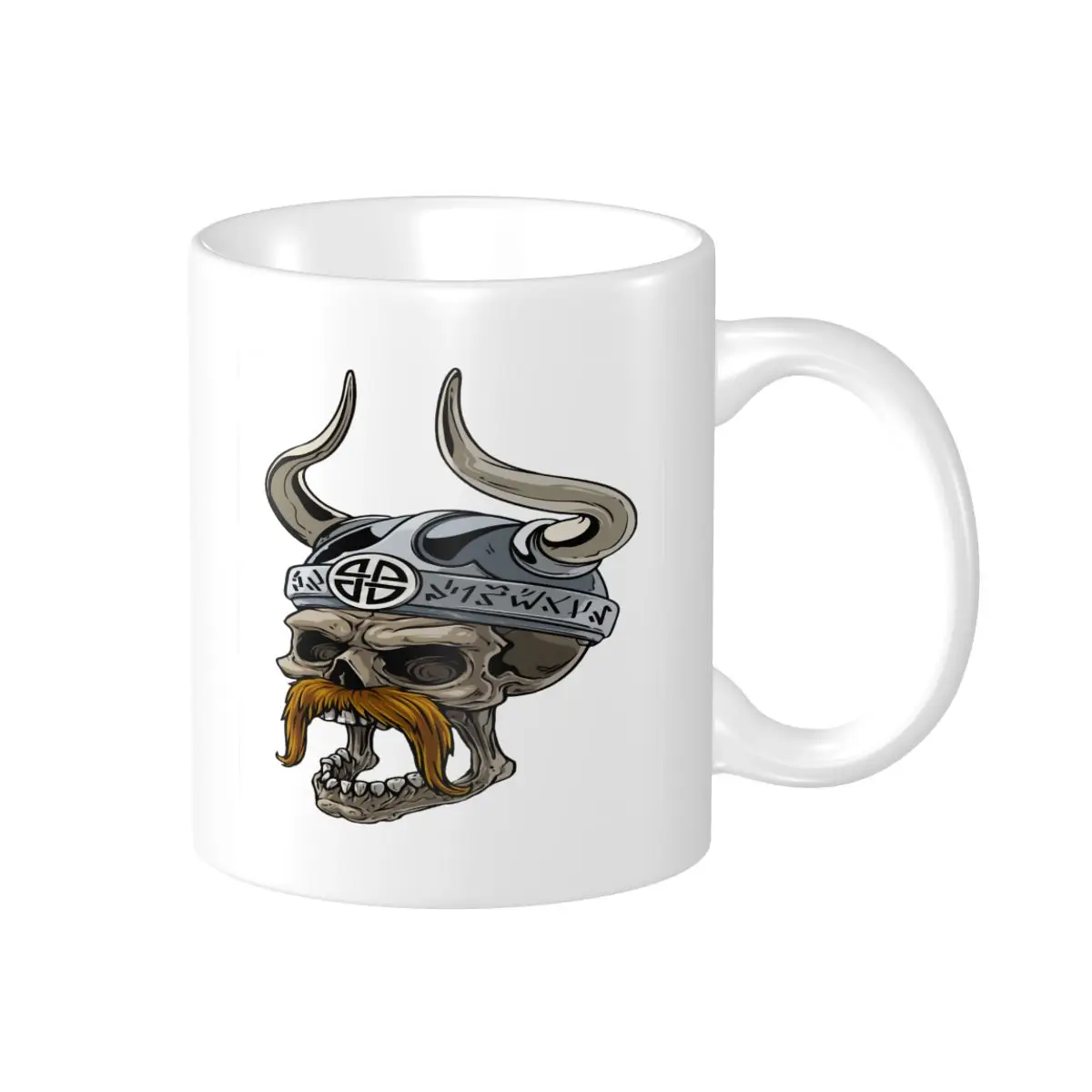 

Promo Viking Warrior Skull 9 Viking Mugs Casual Graphic Cups CUPS Print Humor Graphic Vikings multi-function cups