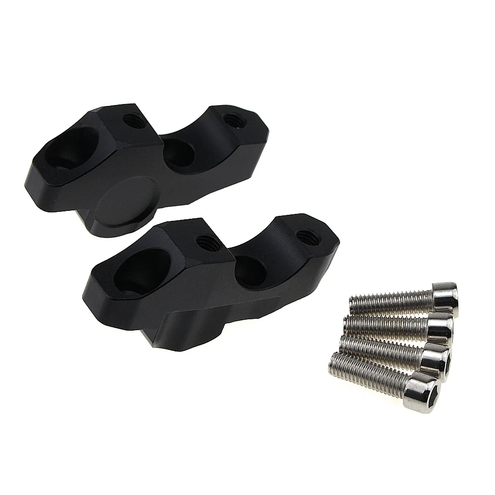 Moto Manubrio Riser Per 1 1/8 дюйма 28 мм Grasso Morsetto для BMW DUcati Aprilia Victory Triumph Daytona 675 Cafe Racer|Накладки и