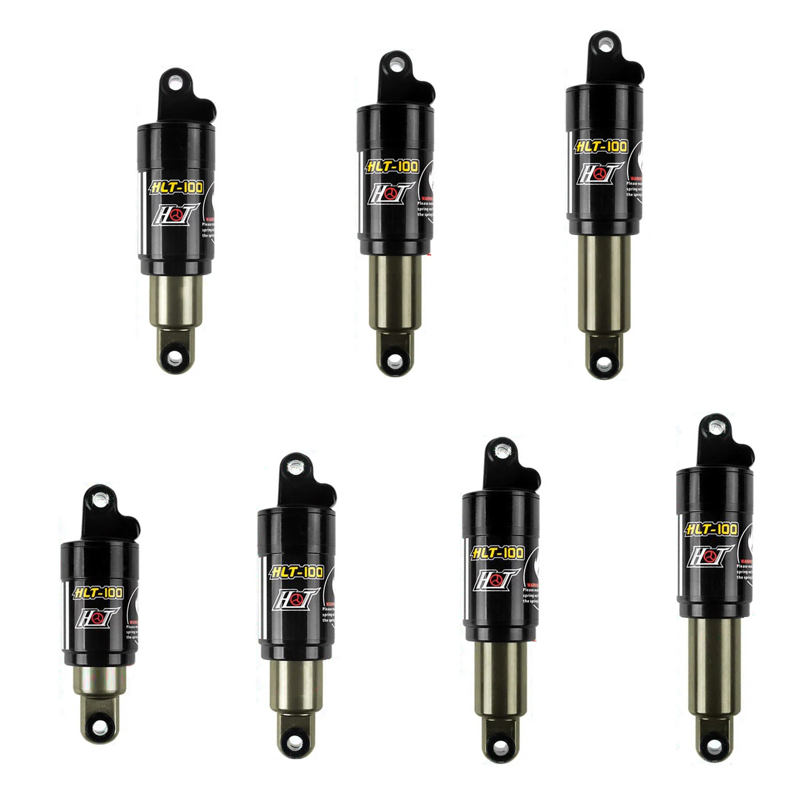 Велосипедный масляный пружинный амортизатор задний 125/150/165/185 мм 750/850/1000 фунтов