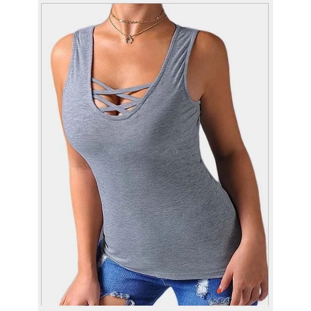 Майка женская однотонная с графическим принтом модный Повседневный Топ лето