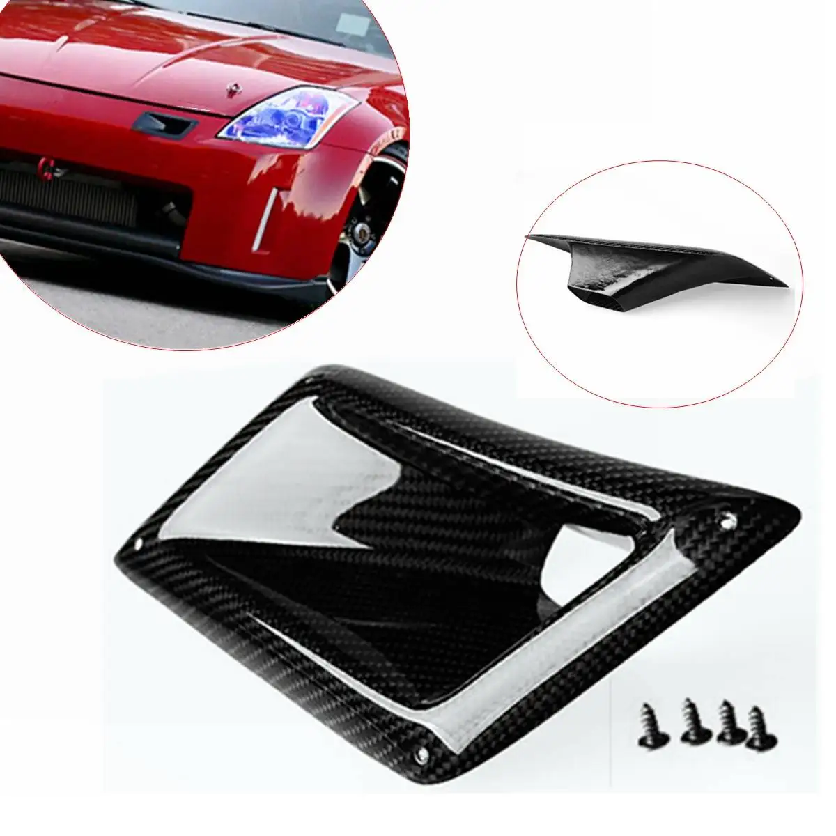 Задняя левая боковая панель из углеродного волокна крышка автомобильного