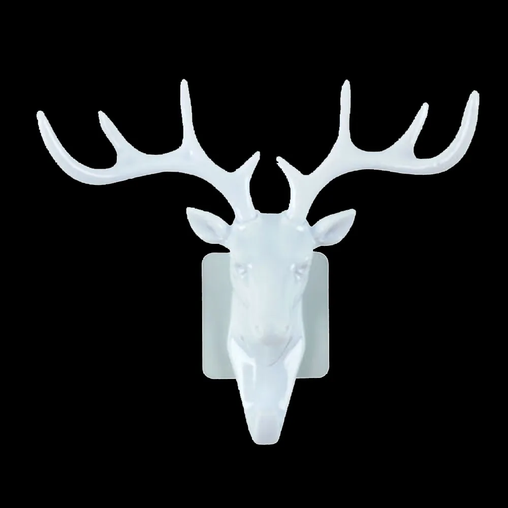 Vintage Deer head Animal Clothes Hanger Wall Mounted Hook Home Door Decoration | Дом и сад