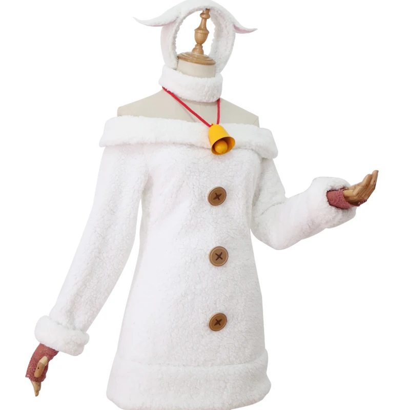 

Pre-sell Re Zero Kara Hajimeru Isekai Seikatsu Remu Fairy Tale Seven Sheep Winter Dress Outfit Cosplay Costumes