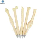 5 шт.лот крутая шариковая ручка в форме кости 0,7 мм черныесиние чернила стержни для письма шариковые ручки Школа Офис Канцтовары подарки