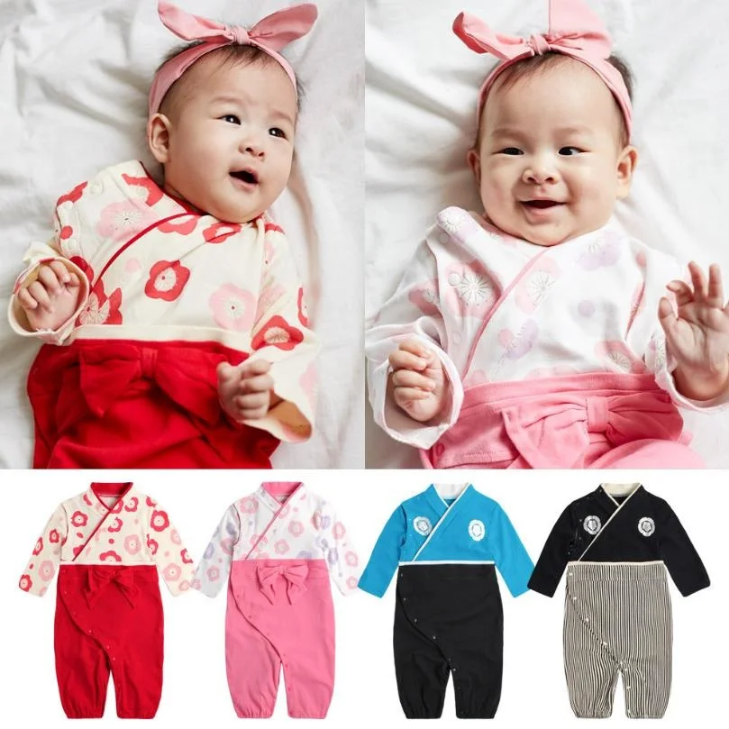 Детское кимоно в японском стиле ретро одежда для малышей Новинка лета 2019