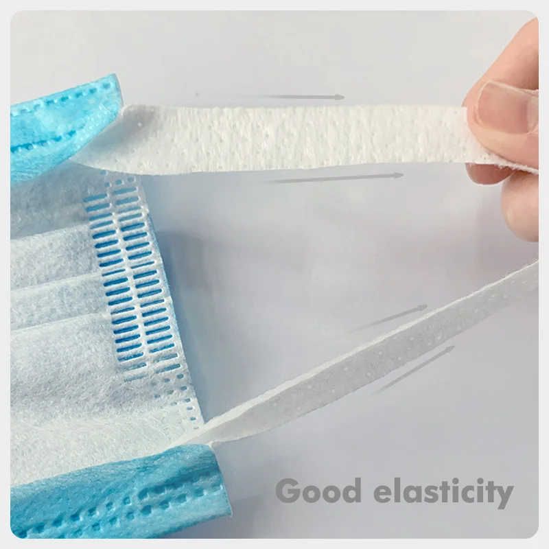 

150pcs Disposable Face Mask Mouth Maski Non-woven Melt Blown Three-layer Mouth Masken for protection Face shieldn op maske