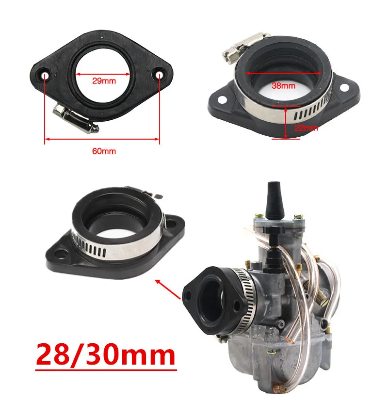 1 шт. адаптер карбюратора мотоцикла впускная труба резиновый коврик подходит для