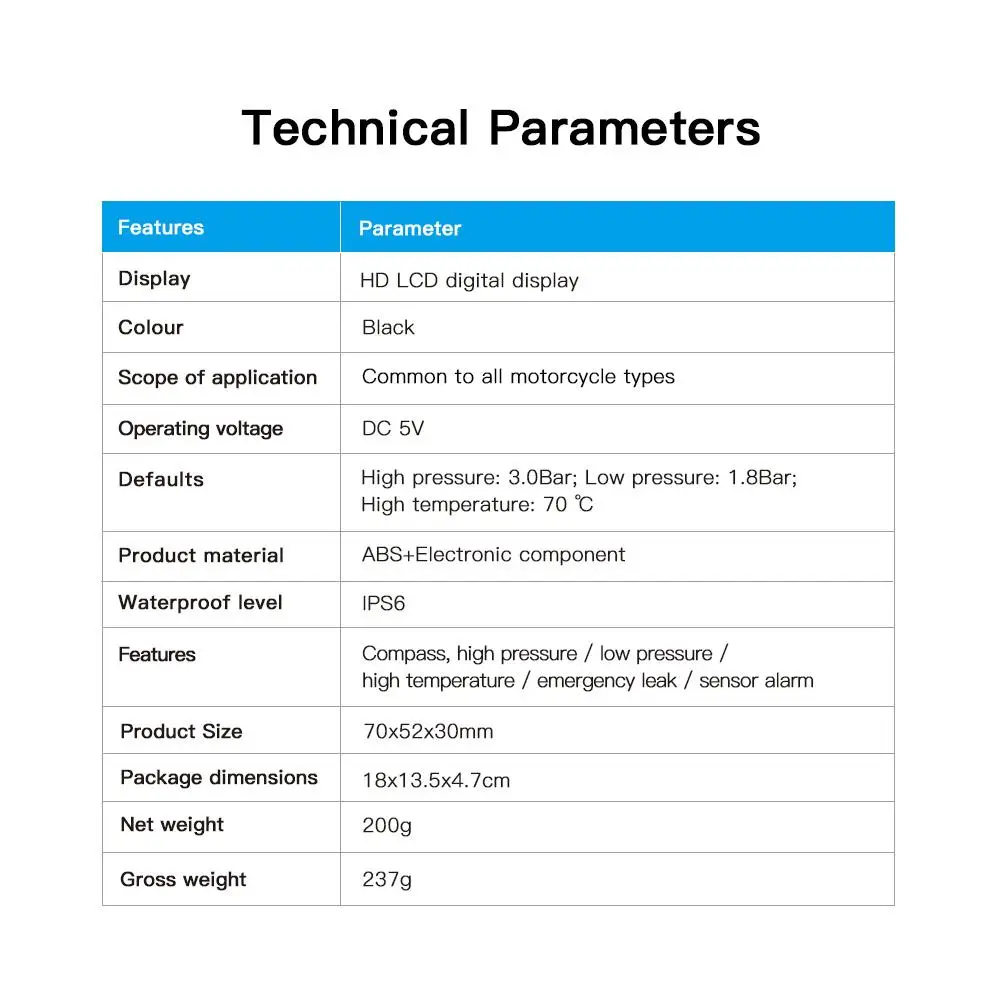 

Vehemo 2 ., , , , TPMS