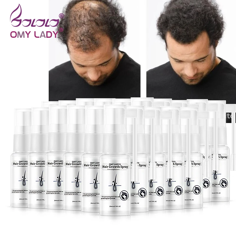 

20PCS OMY LADY Anti Hair Loss Hair Growth Spray Essential Oil Liquid For Men Women Prevents Hair Thicker Hair Growth Regeneratio