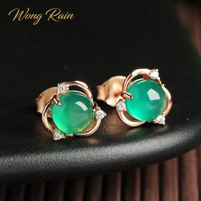 Женские винтажные серьги Wong Rain из 100% стерлингового серебра 925 пробы с