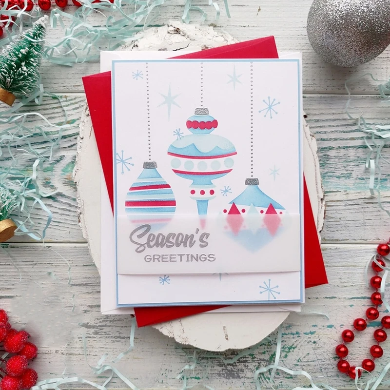 3PCS/SET Christmas Stencil Metal Cutting Dies and Stamps Scrapbooking for Card Making DIY Embossing Cuts Craft New | Дом и сад