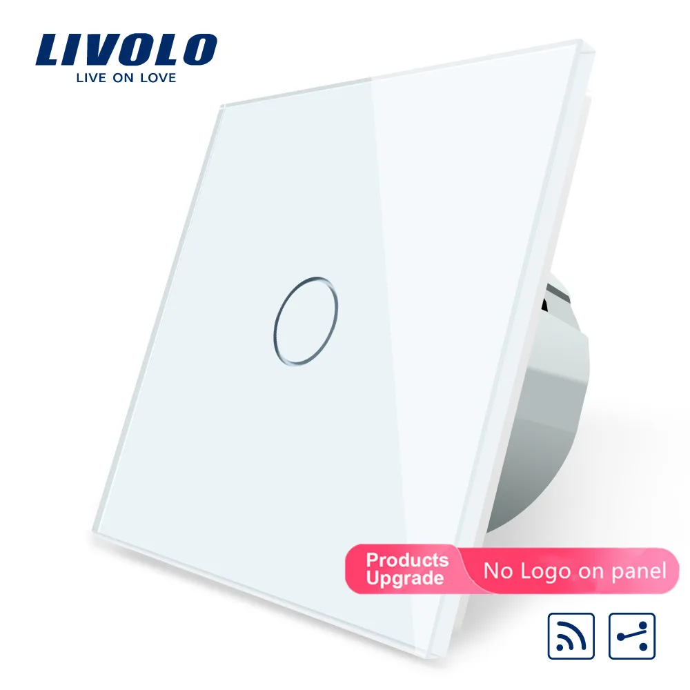 

Livolo EU Standard Wireless Switch ,1 Gang 2 Way, Remote Wall Switch,AC 110-250V,VL-C701SR-1/2/5 for Smart Home Automation