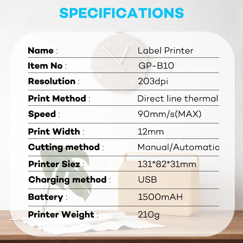 Портативный термопринтер для этикеток цена цветная наклейка учетной записи